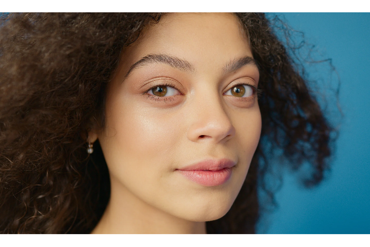 This is an image of a photo consultation with a skincare expert